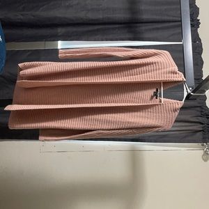 Pink cardigan